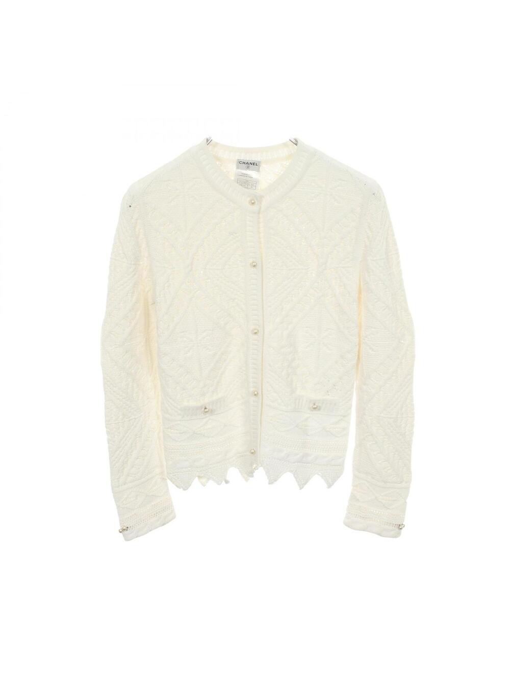Chanel Crochet Cardigan Top #36 Cotton #339973C86B